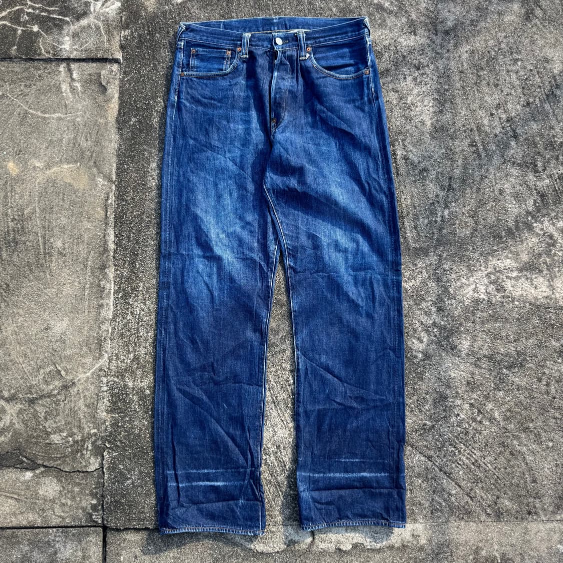 [34] Evisu X Warehouse 9001 셀비지 데님 팬츠 상품이미지1
