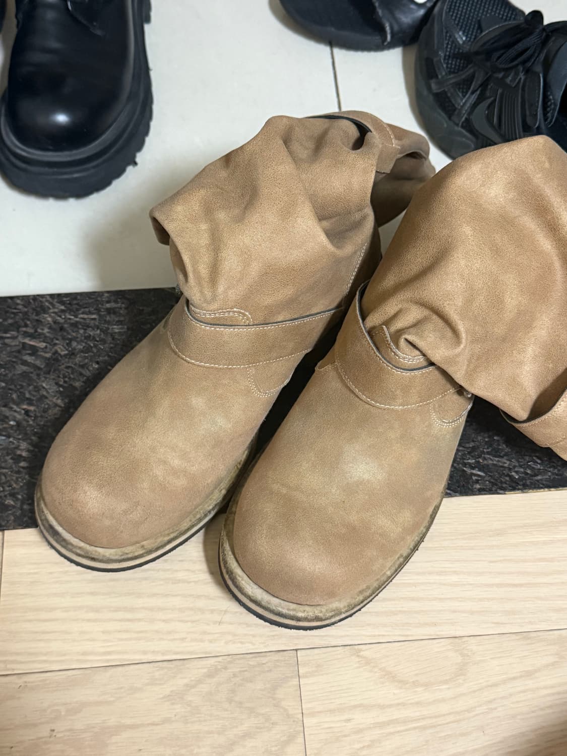 Negativethree 부츠 / slouchy log boots 상품이미지2