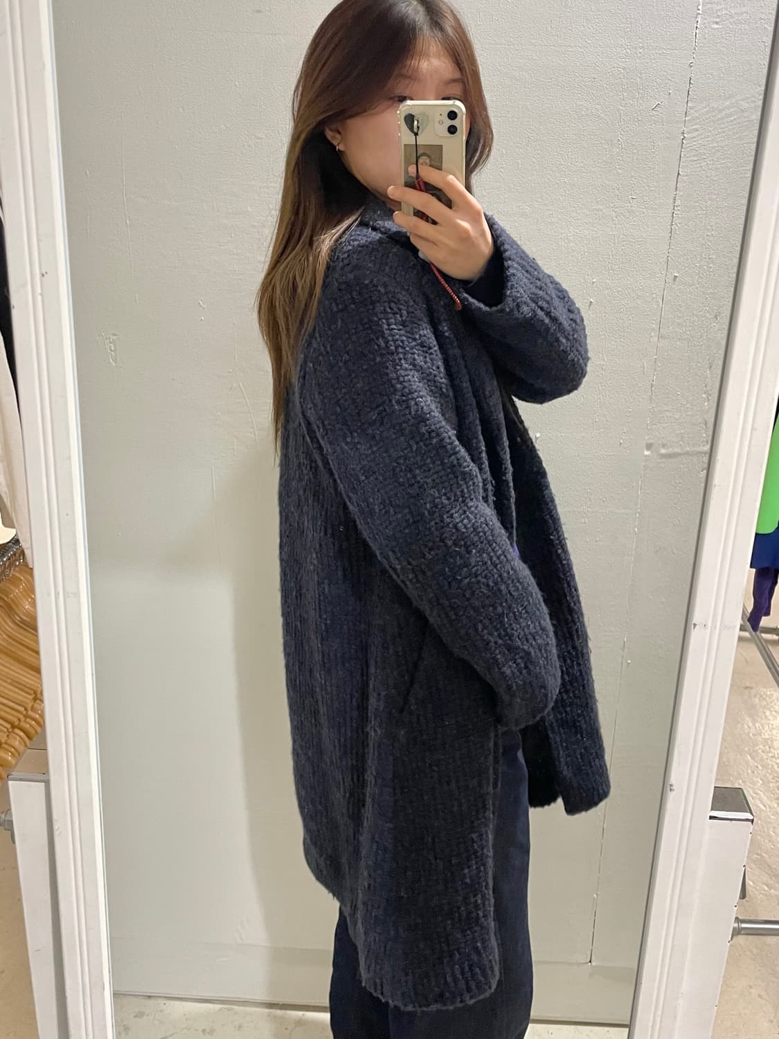 80's PLANTATION by issey miyake 니트 코트 상품이미지2