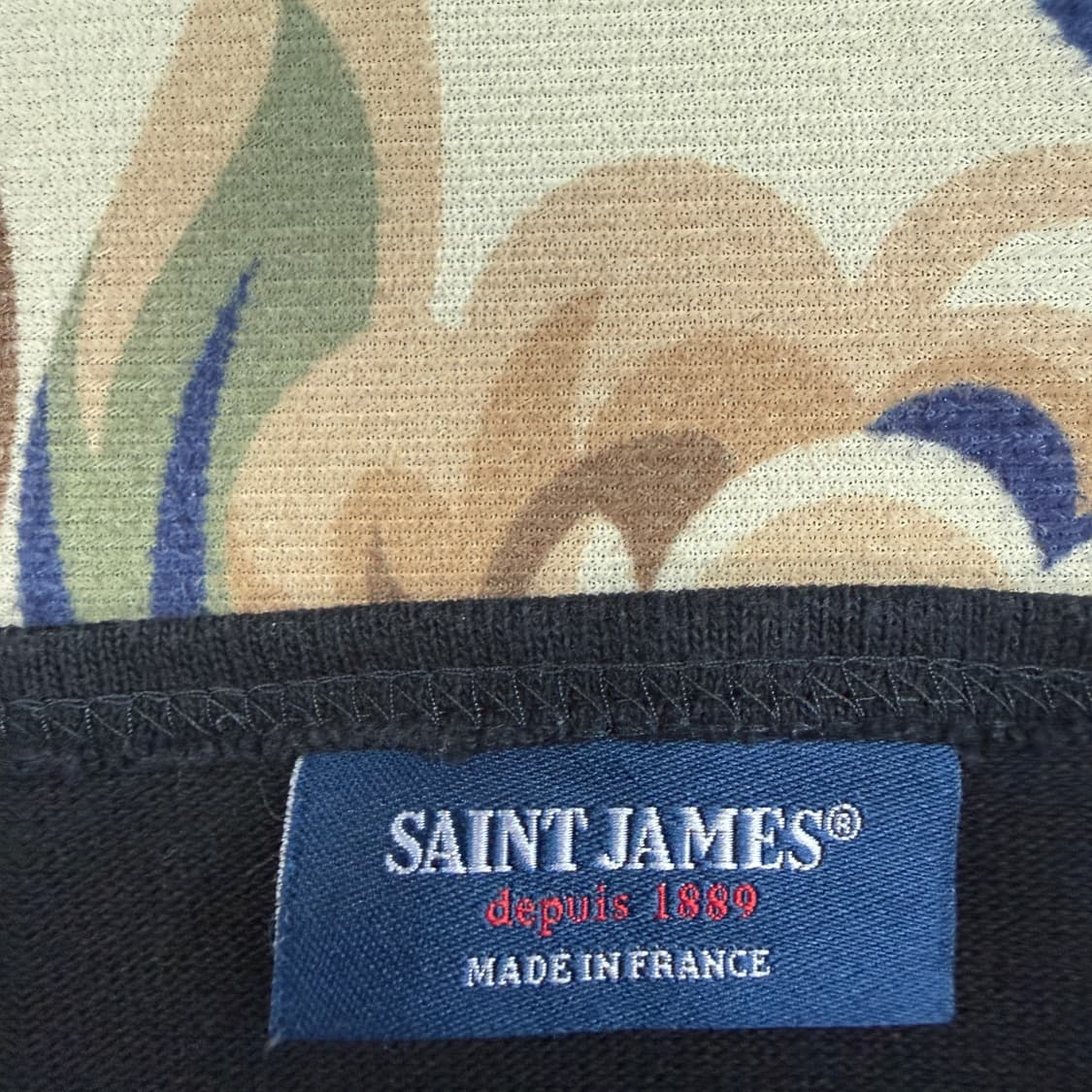 (XL)세인트제임스 Saintjames 반팔 티셔츠(블랙) 상품이미지2