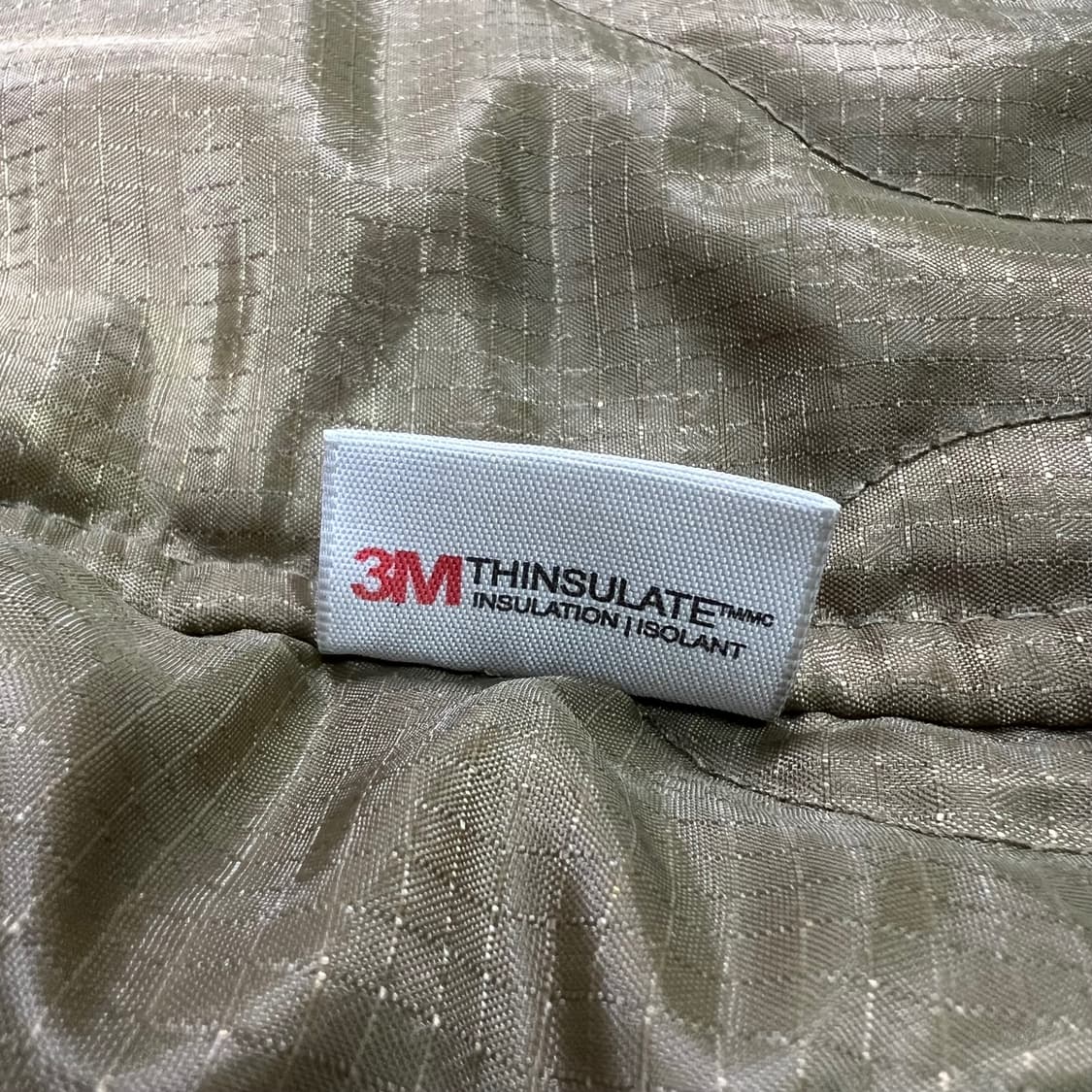 lafudge store 카키색 3M 신슐레이트 패딩 파카 상품이미지5