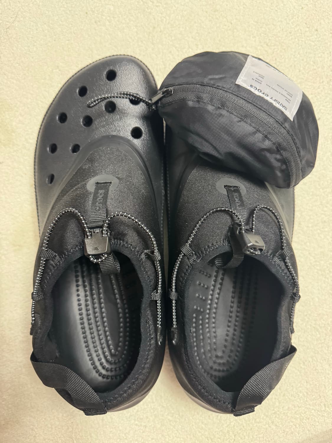 크록스 x 새티스파이 클래식 클로그 블랙 290 상품이미지3