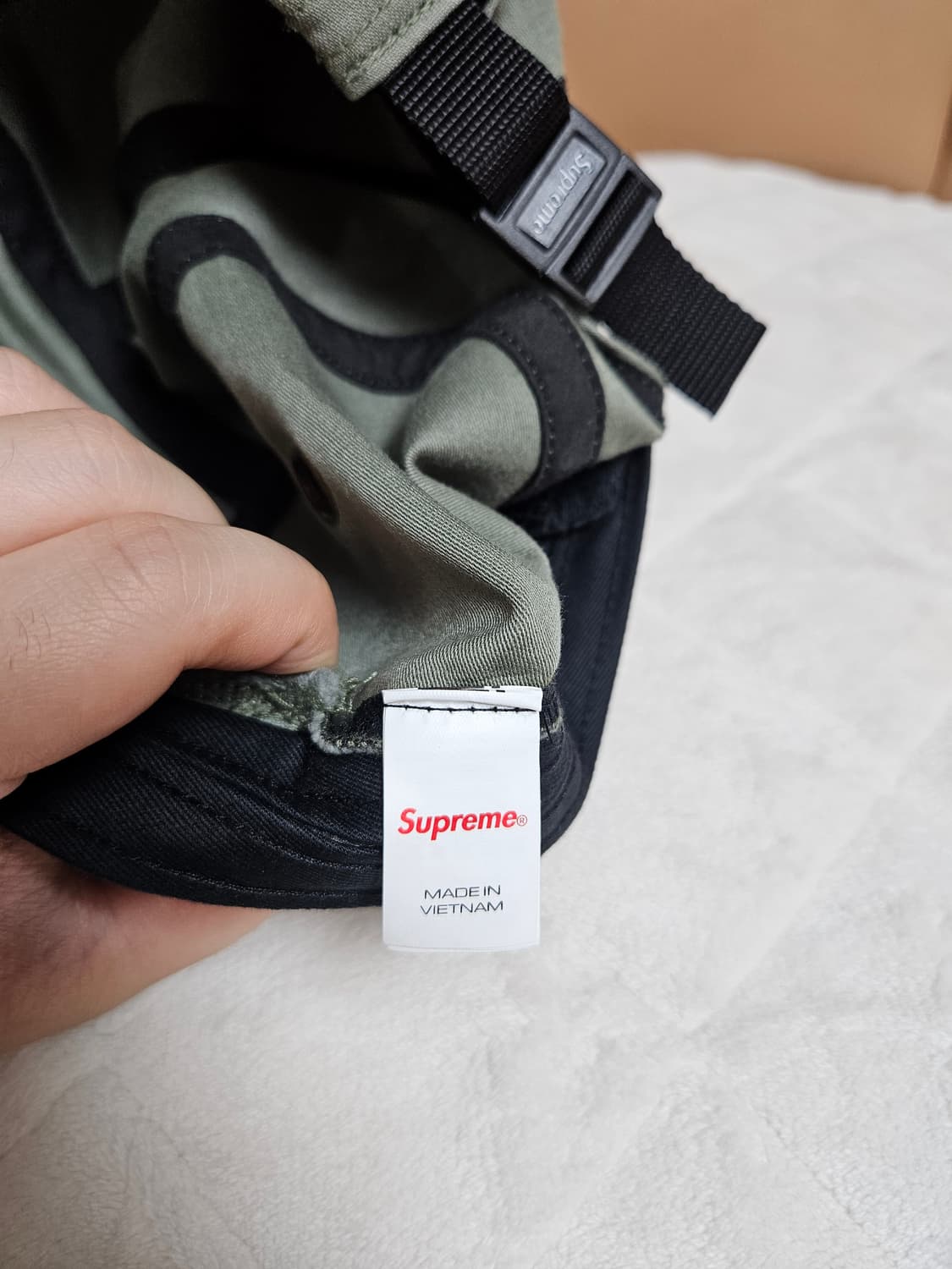 슈프림 밀리터리 캠프캡 모자 볼캡 올리브 25SS 상품이미지7