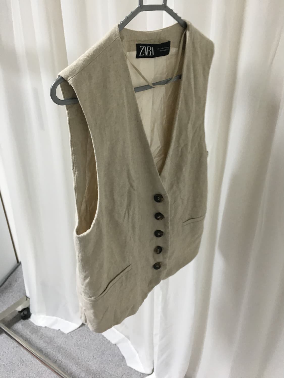 자라 린넨 베스트 조끼 상품이미지3