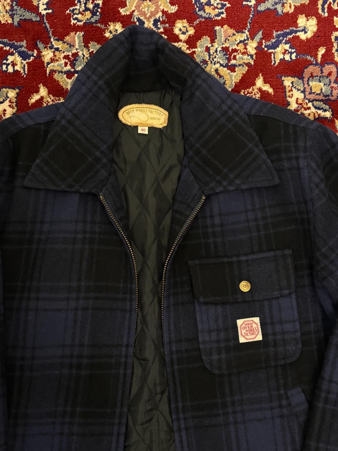 에드윈 헤비 울 플란넬 자켓 40 상품이미지2