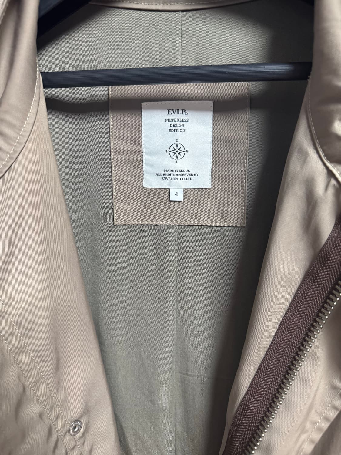 엔벨로프 23fw todd 65 coat khaki 4사이즈 상품이미지3