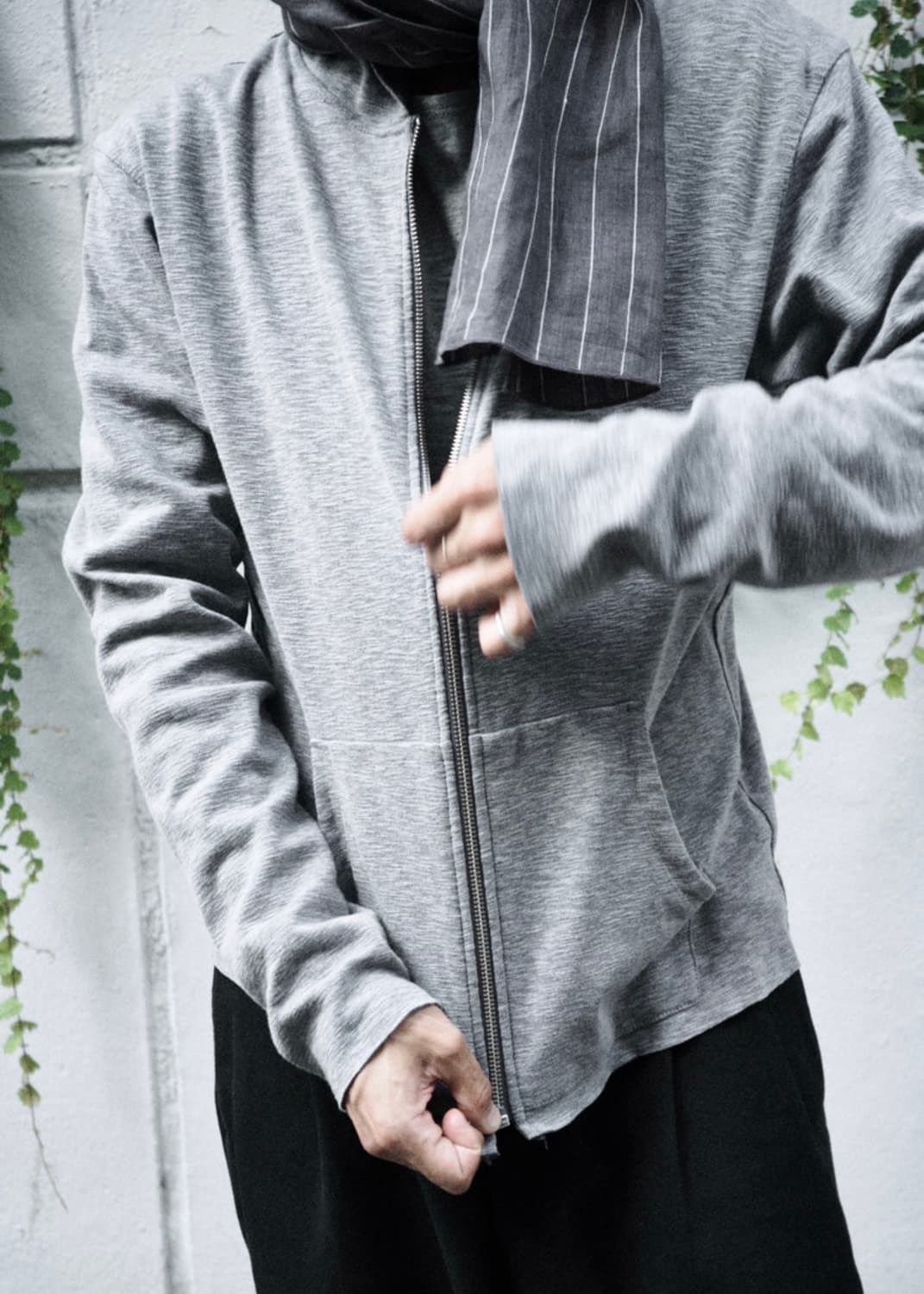 모노프리베 후드집업 그레이(1) 상품이미지1