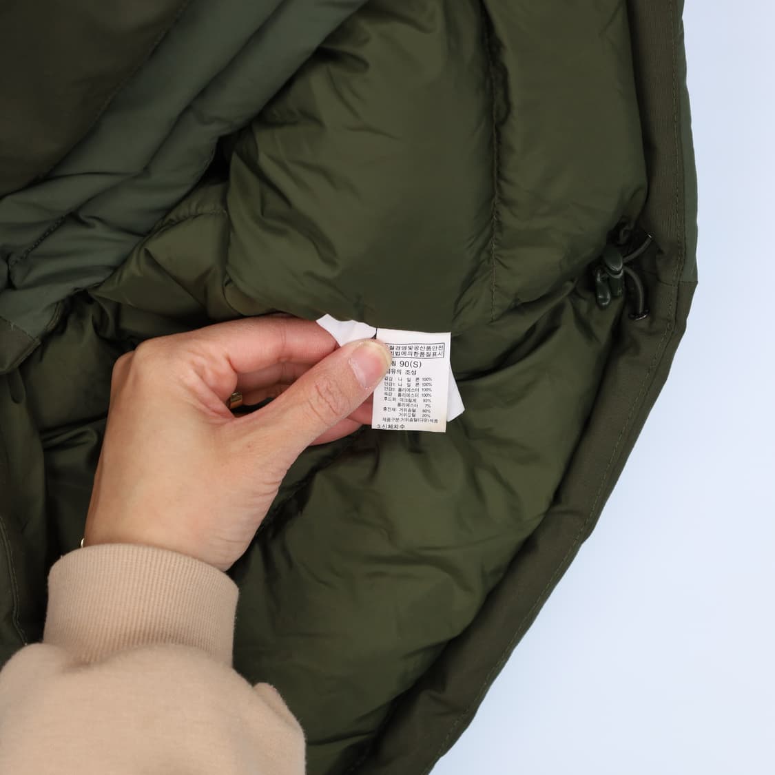 [90] 노스페이스 구스다운 야상 패딩 1204HR1 상품이미지5