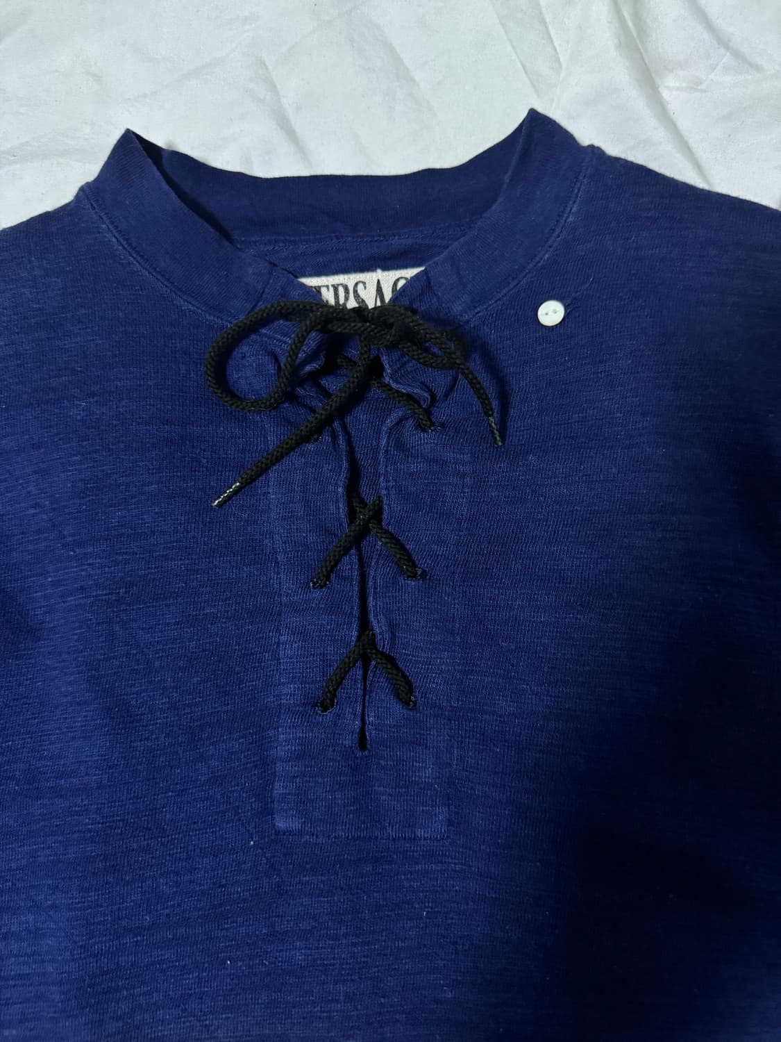 하버색 레이스업 롱슬리브 상품이미지1