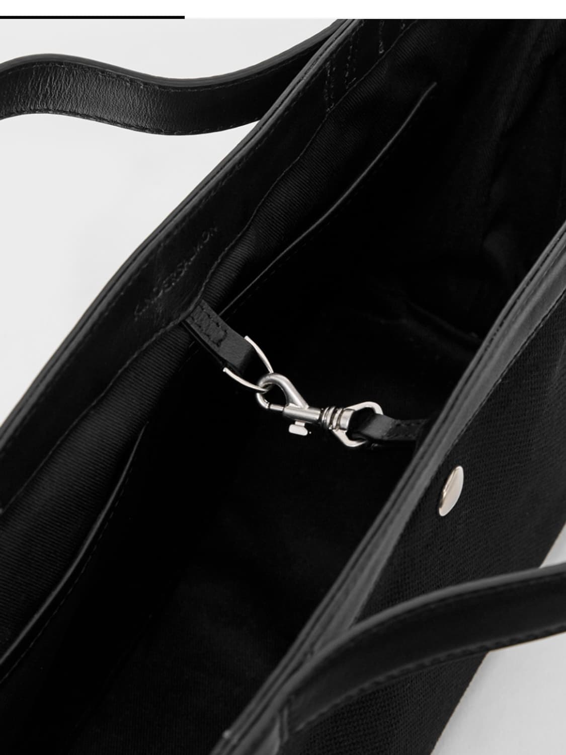 Posell Canvas Tote Bag Black (S) 상품이미지5