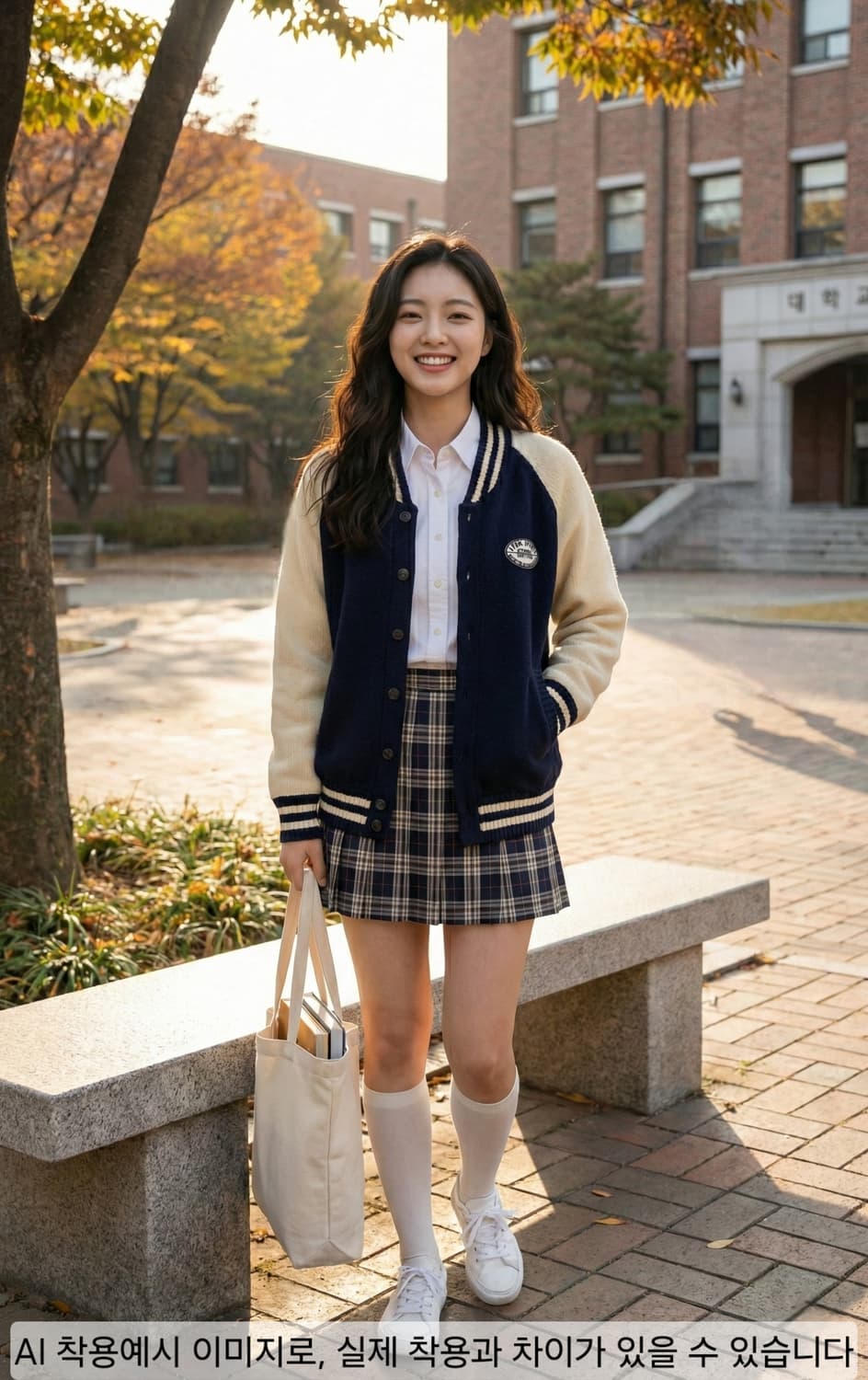 LYSM 캐시미어 혼방 바시티 니트 가디건 상품이미지1