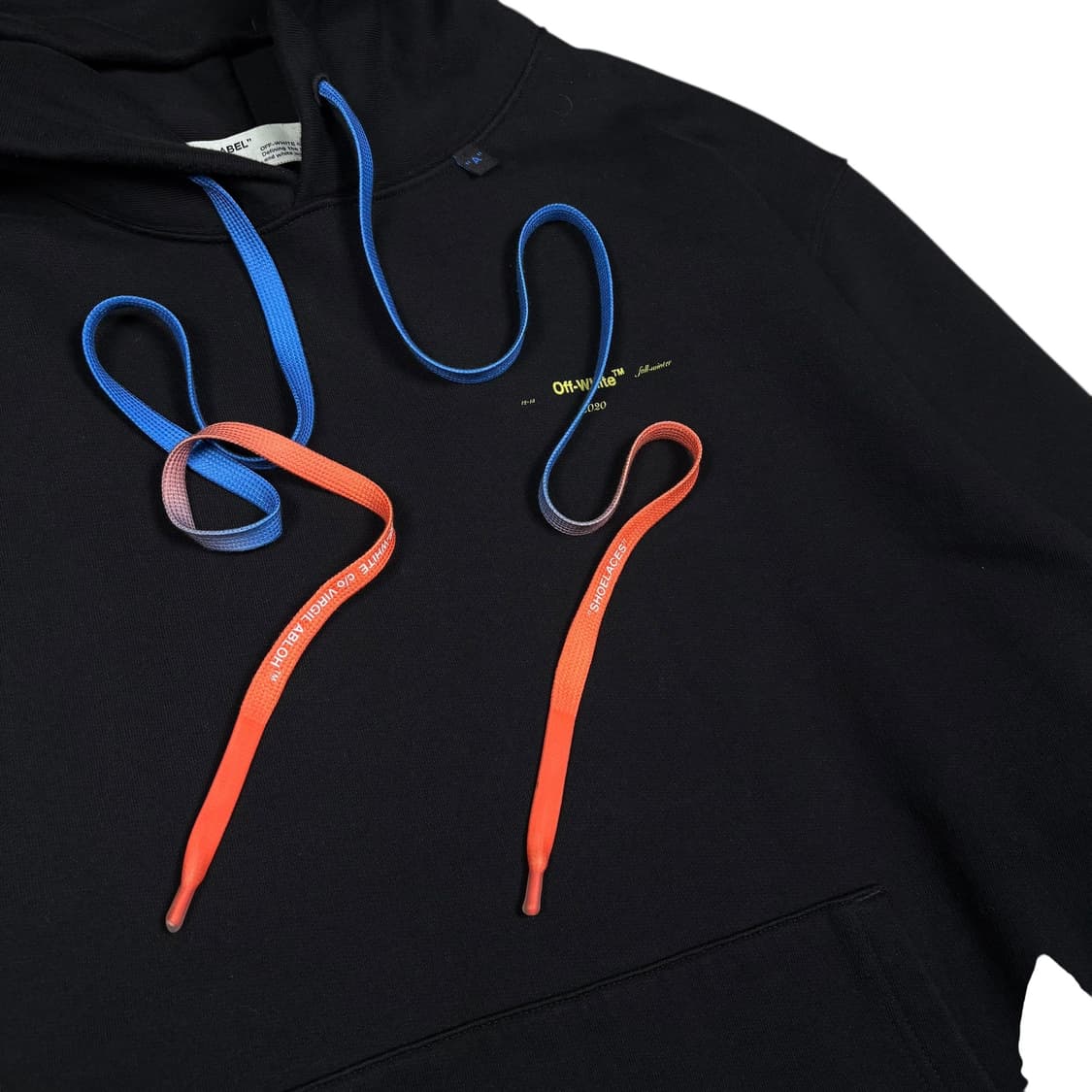 오프화이트 19FW 블랙컬러 아크릴 애로우 후드티 상품이미지4