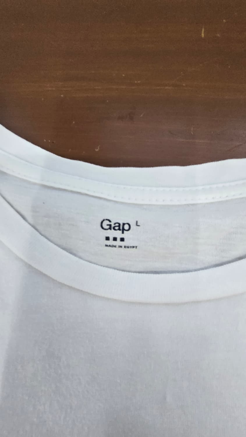 GAP 화이트 긴팔티셔츠 상품이미지4