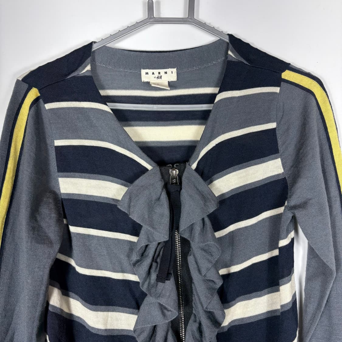 Marni x h&m 프릴 집업 가디건 상품이미지2