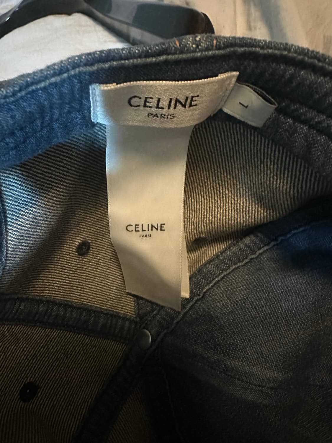 셀린느 데님 볼캡 L 상품이미지3