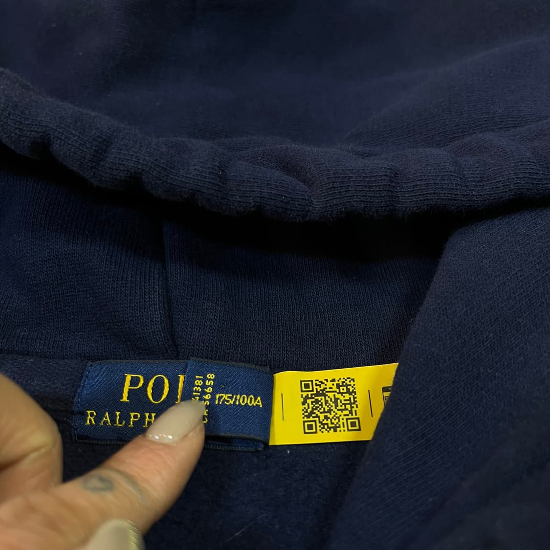폴로 랄프로렌 QR 포니 후드티 상품이미지4