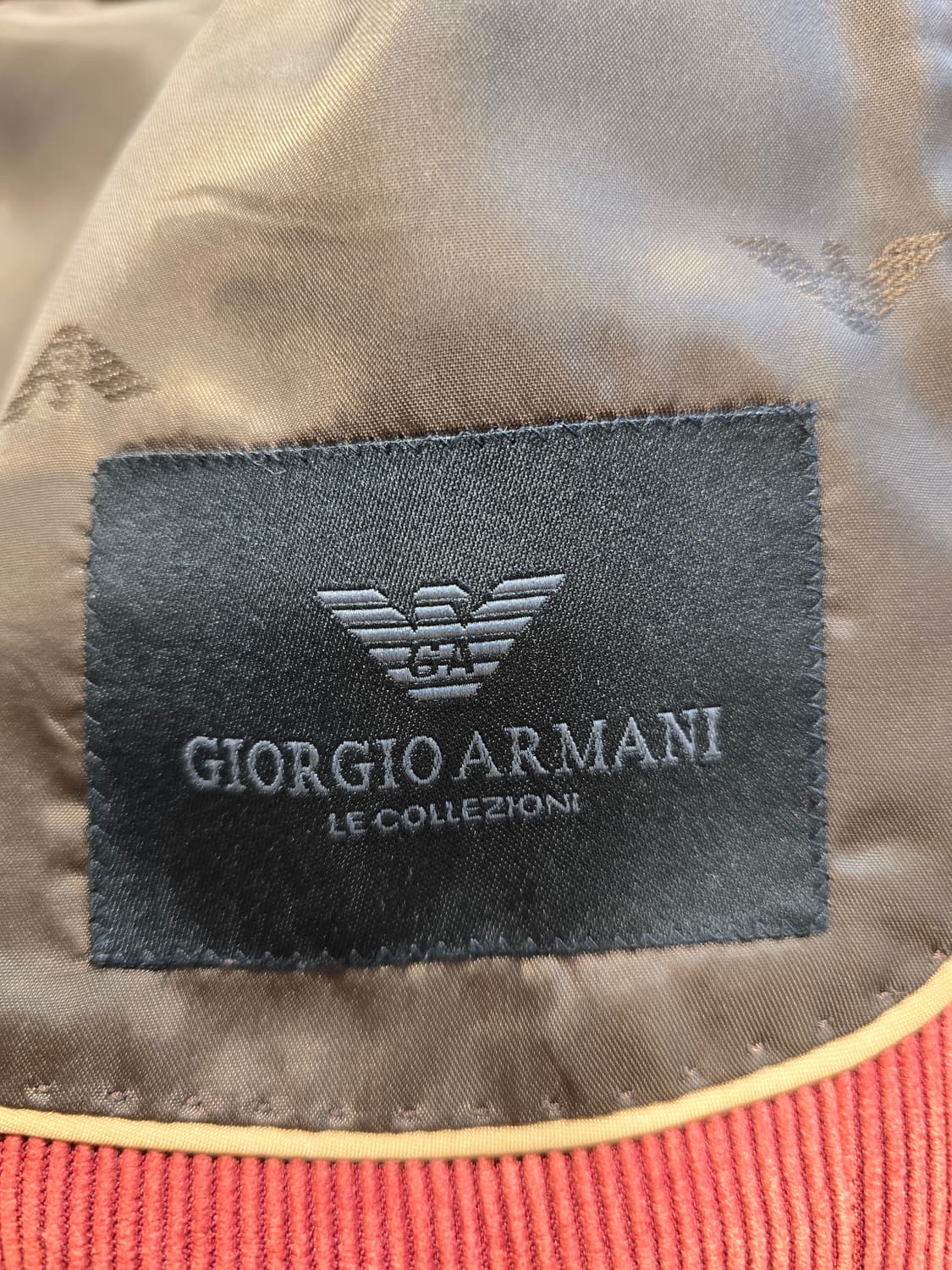 조르지오 아르마니 코듀로이 자켓 벽돌색 100~105 상품이미지8