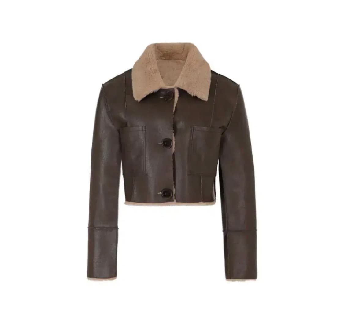 낫유어로즈 무스탕 브라운s (텍o) 상품이미지1