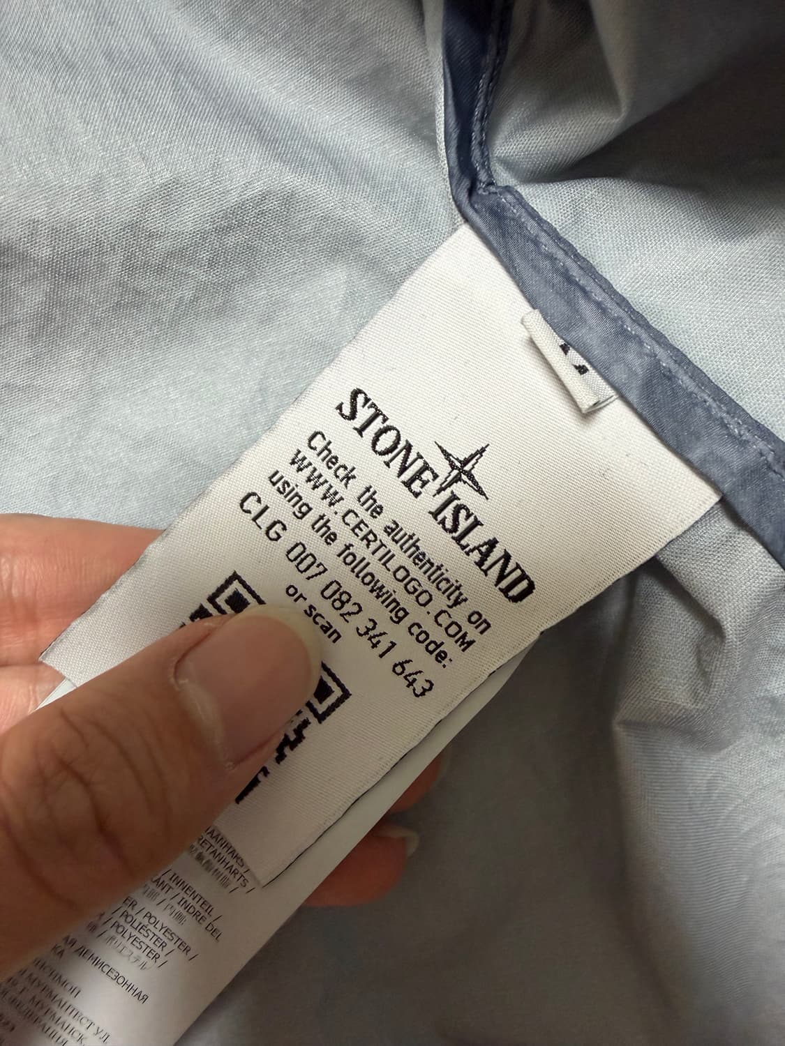 스톤아일랜드 멤브리나 3L 셔츠 M 상품이미지4