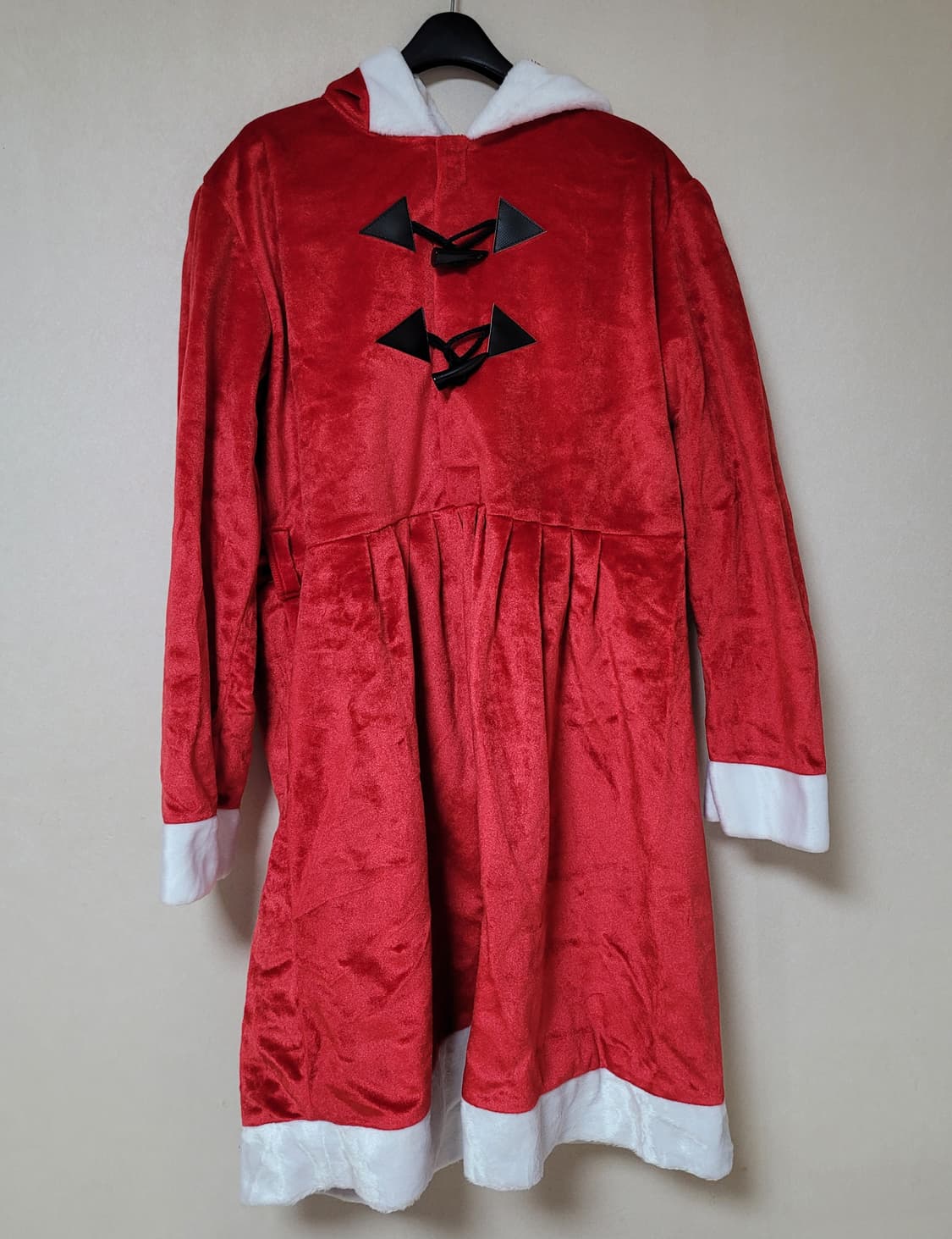 산타복 코스프레 의상 원피스 망토 모자 가방 레그워머 세트 크리스마스 상품이미지2