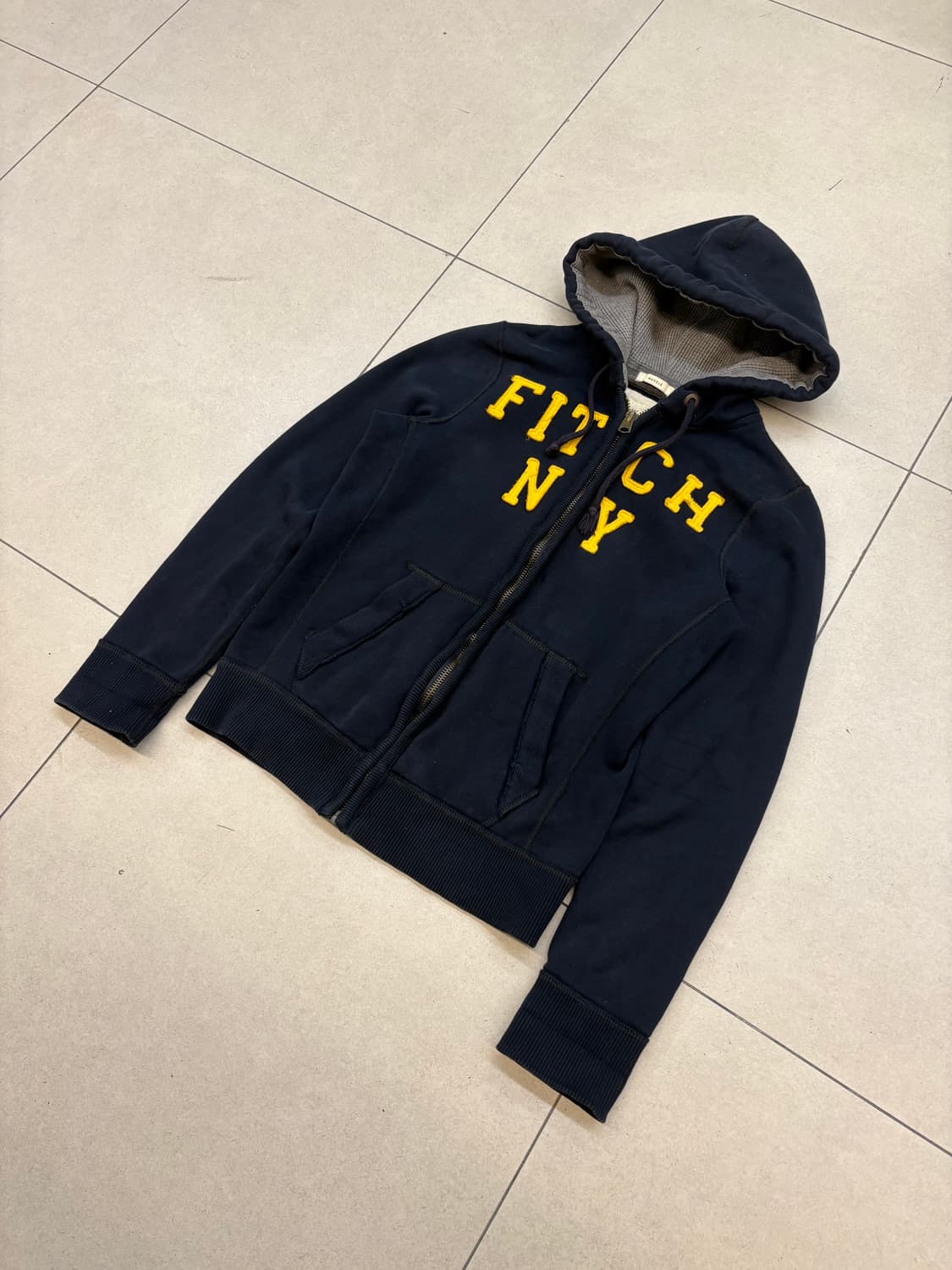 아베크롬비 딥네이비 NY 후드집업 상품이미지3