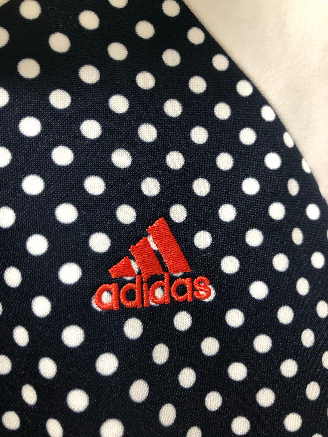 M 아디다스 네이비 도트 져지 집업 자켓 상품이미지5