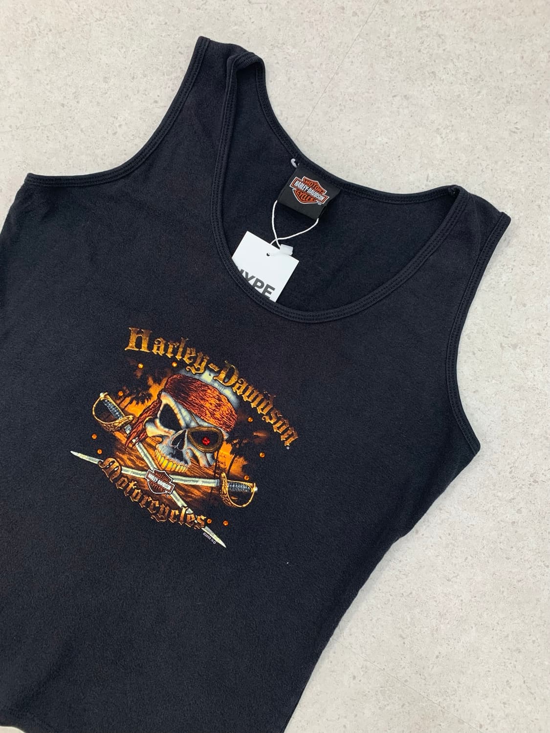 Harley Davidson 할리데이비슨 스컬프린팅 나시 상품이미지2