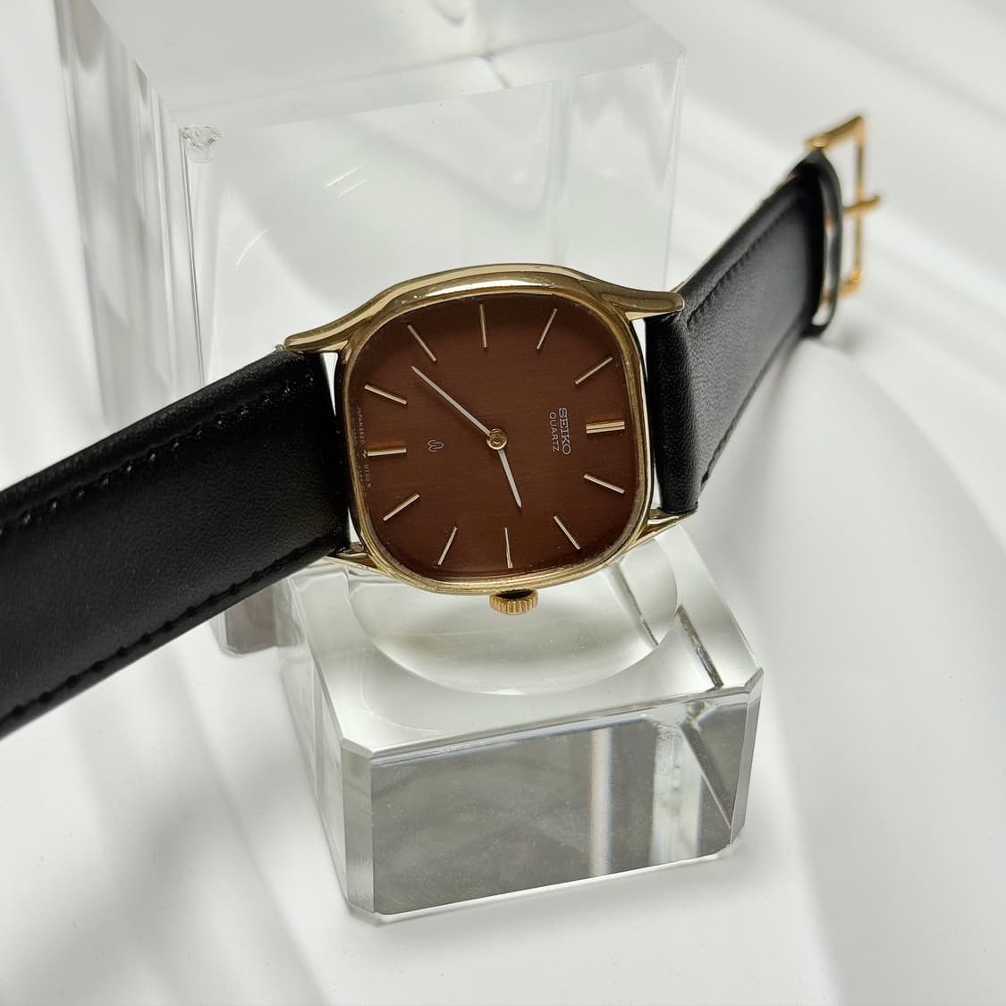 80's90's 빈티지 세이코 브라운 다이얼 드레스 워치 상품이미지1
