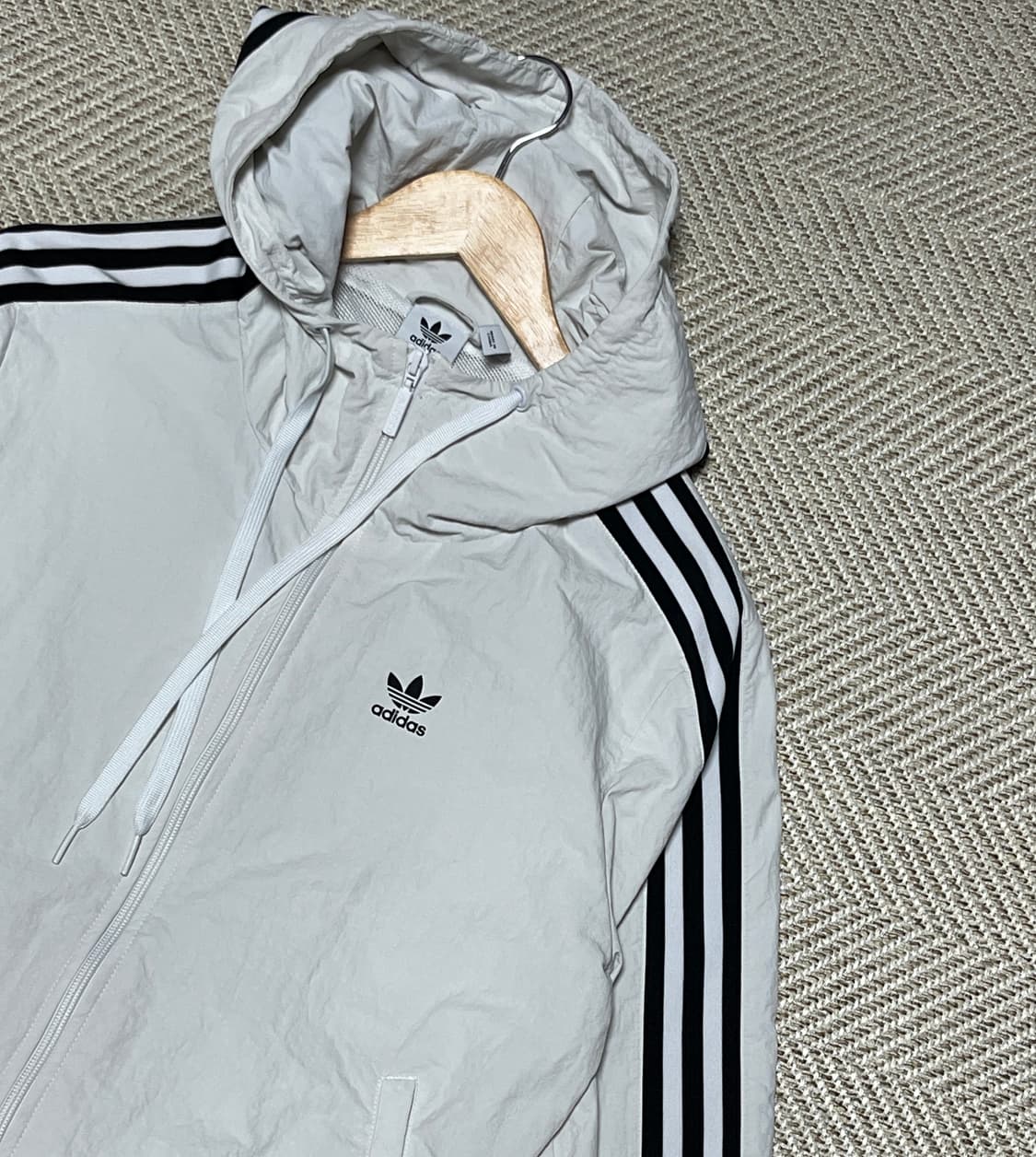 아디다스 크롭 바람막이 윈드브레이커 자켓 점퍼 M 상품이미지7