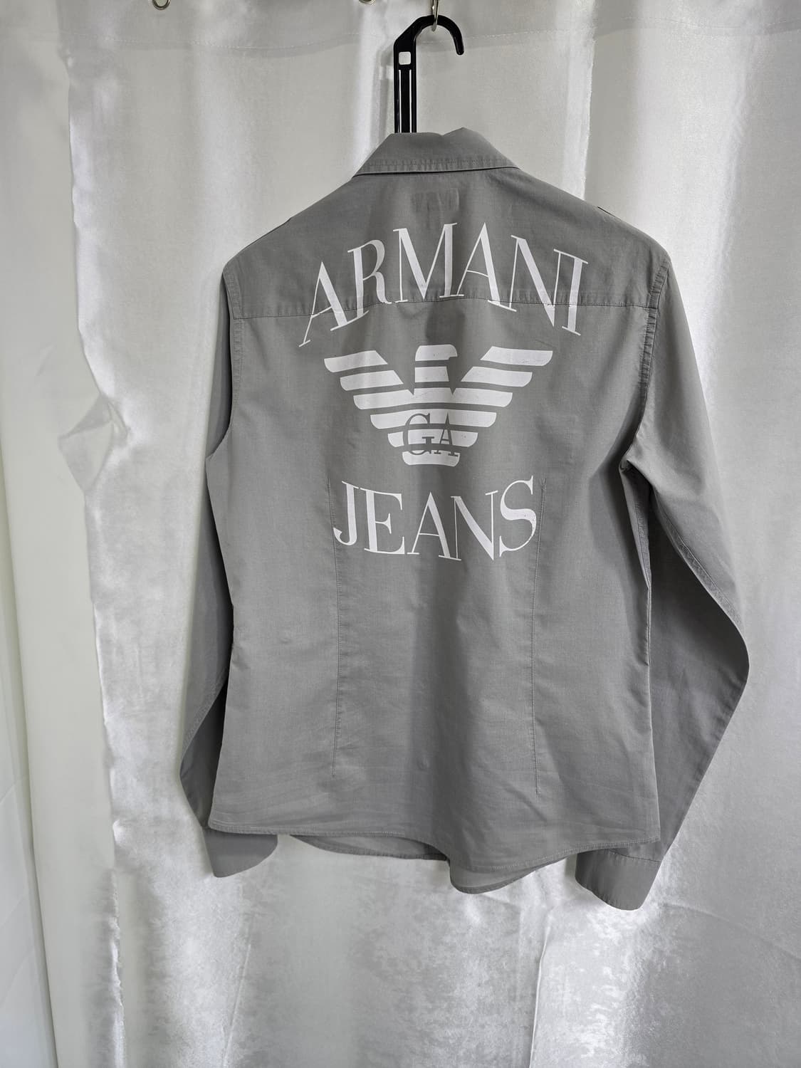 아르마니 익스체인지 남성 셔츠 그레이 (1978) 상품이미지2
