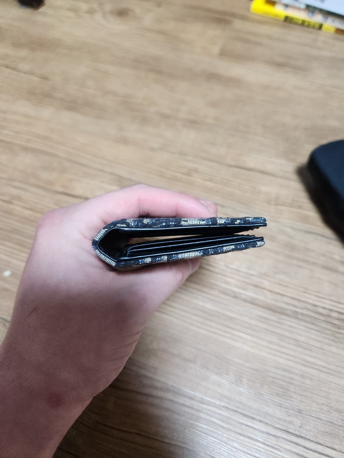 디올 자카드 2단 카드지갑 상품이미지3