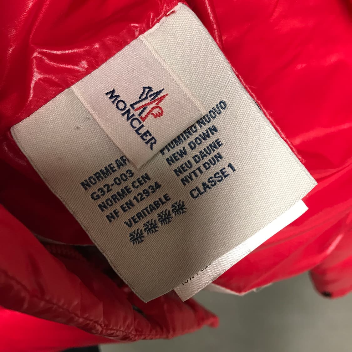 몽클레어 패딩 레드 0(W) 상품이미지7