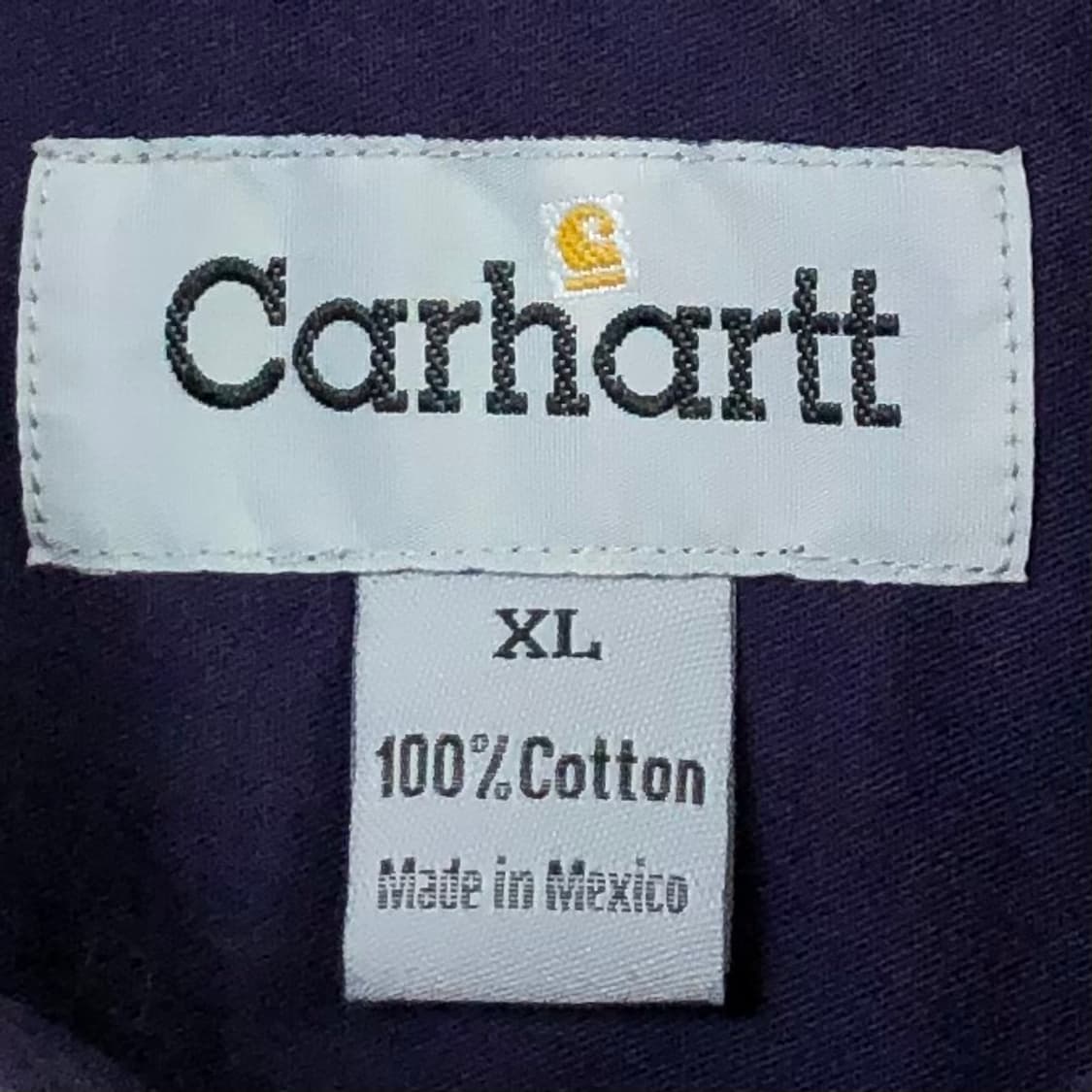 Xxl 칼하트 퍼플 워크 셔츠 상품이미지3