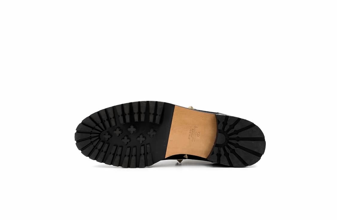 [37.5] 발렌티노 여성 락스터드 레더 리뱃 앵클 첼시 부츠 블랙 상품이미지6