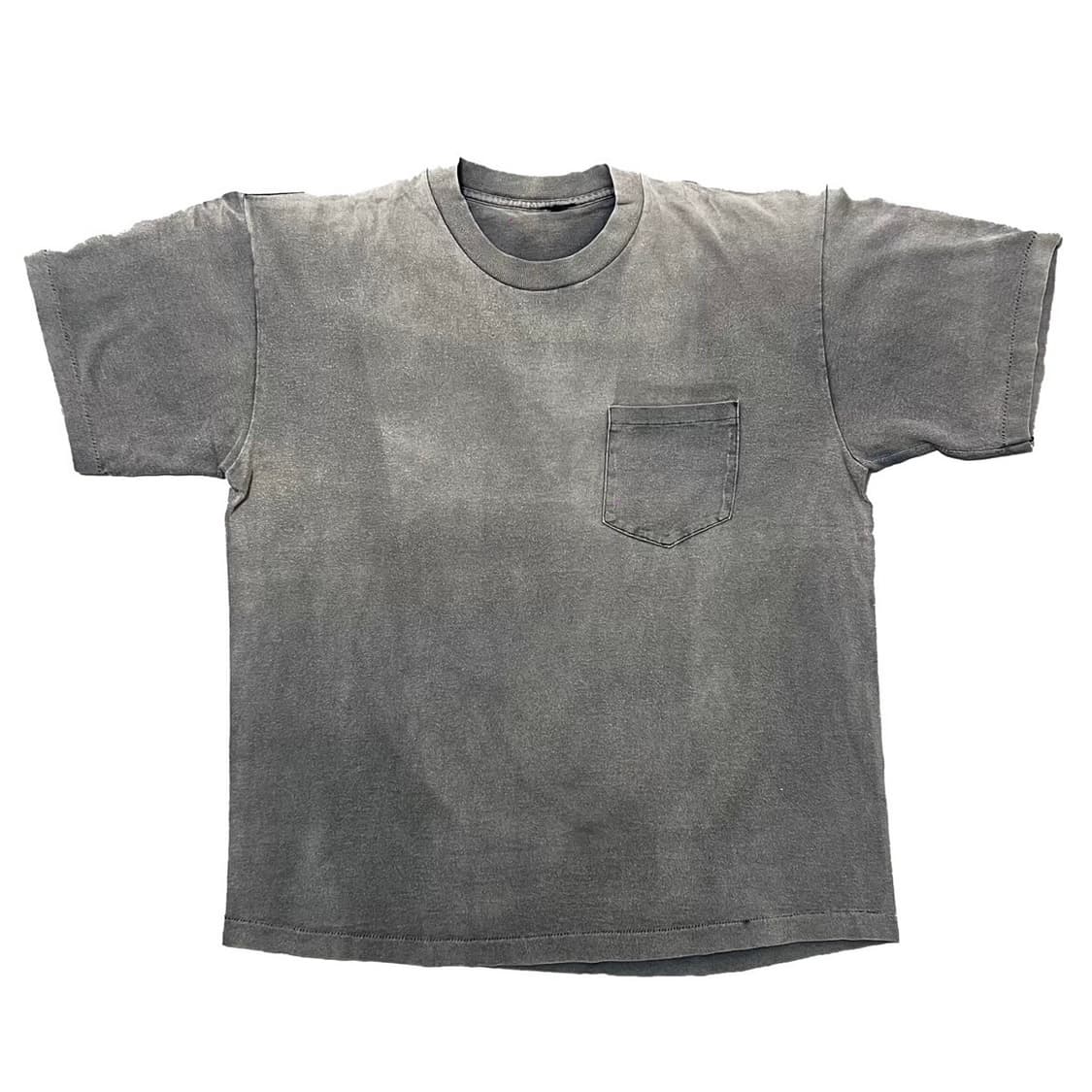 90s Vintage Sun Faded Blank Pocket Tee 상품이미지1