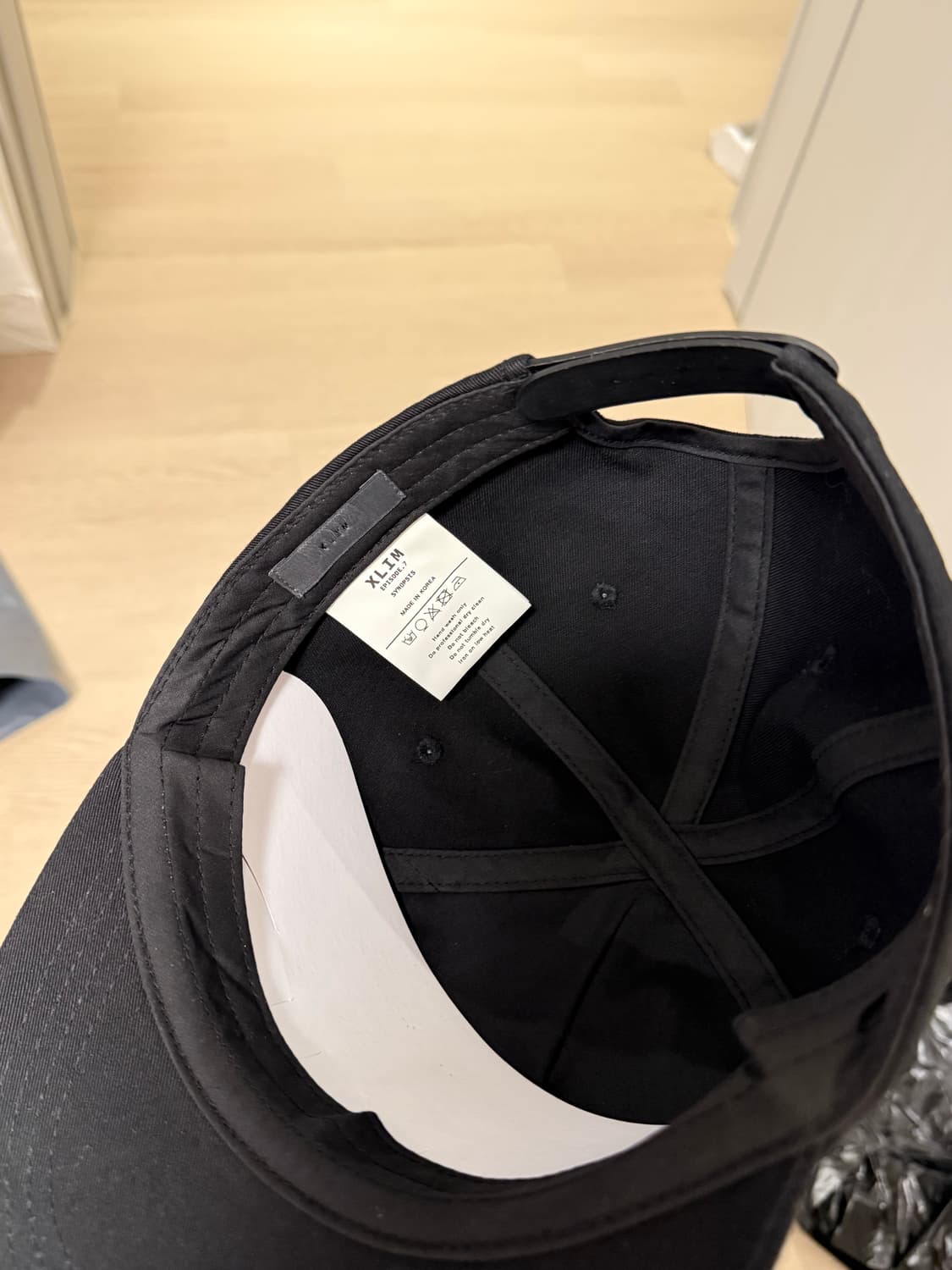 Xlim ep7 볼캡 모자 블랙 상품이미지2