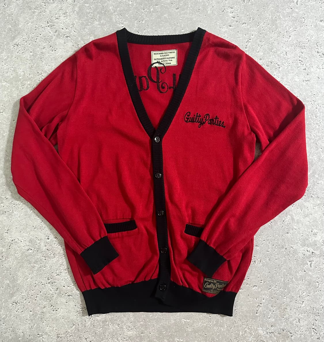 WACKO MARIA 길티 파티즈 자수 가디건 상품이미지2