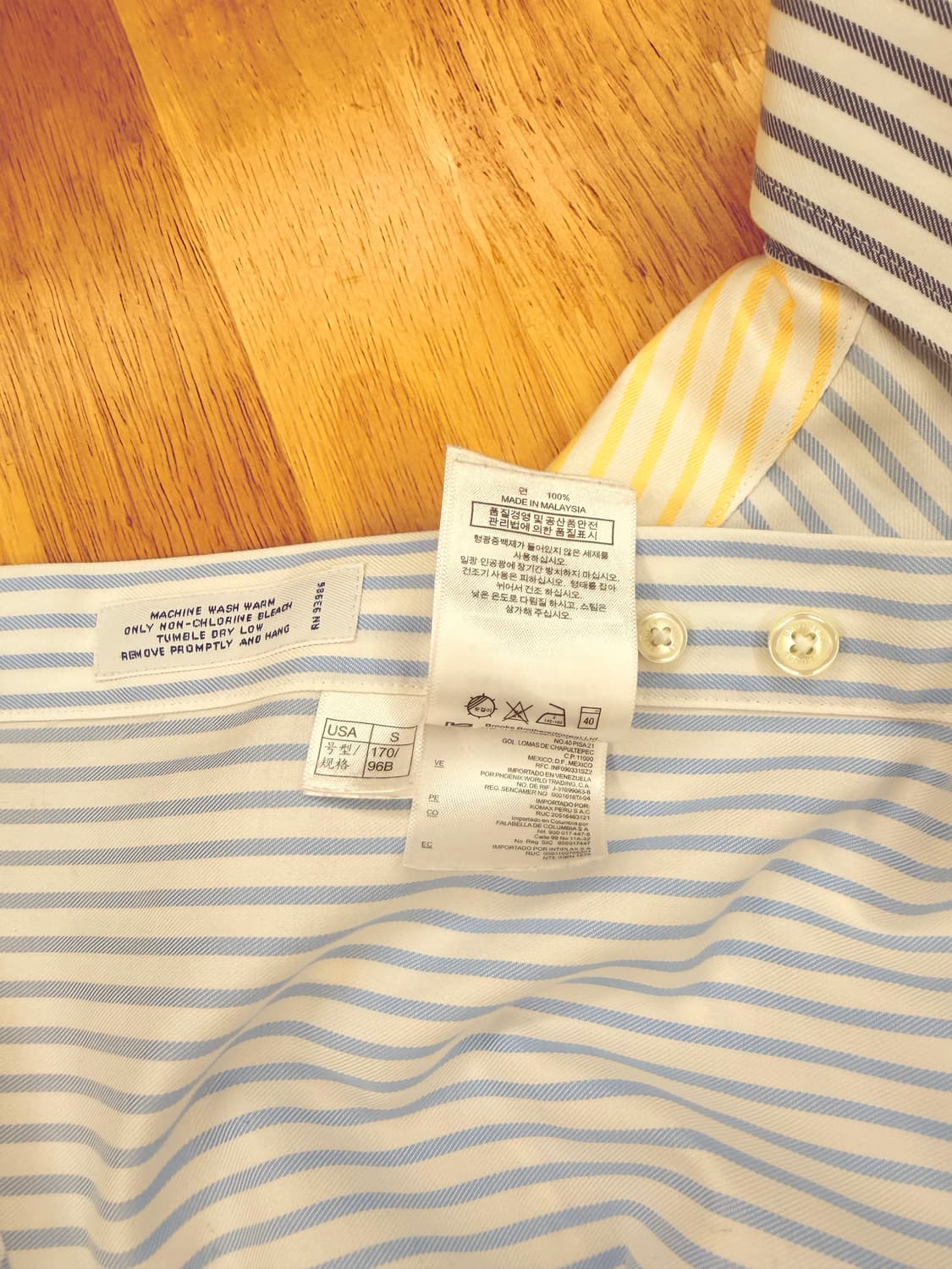 브룩스브라더스 멀티 스트라이프 셔츠 상품이미지4