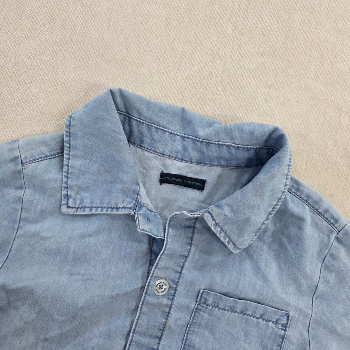 [135] 베네통 키즈 데님 원피스 0220J 상품이미지2