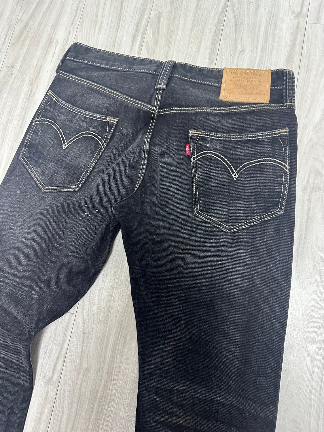 블랙 리바이스 청바지 상품이미지4