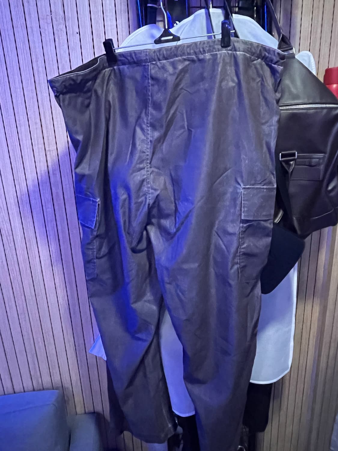 아워레가시 브라운 나일론 팬츠 상품이미지4