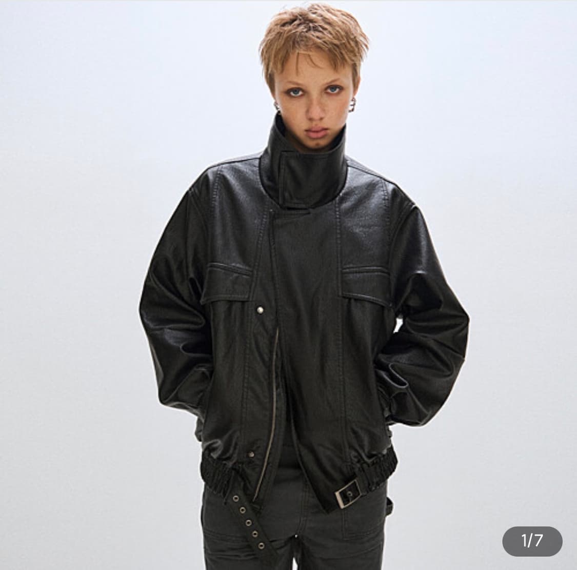 플리즈 프로젝트 VEGAN LEATHER FLIGH T JACKET 상품이미지1