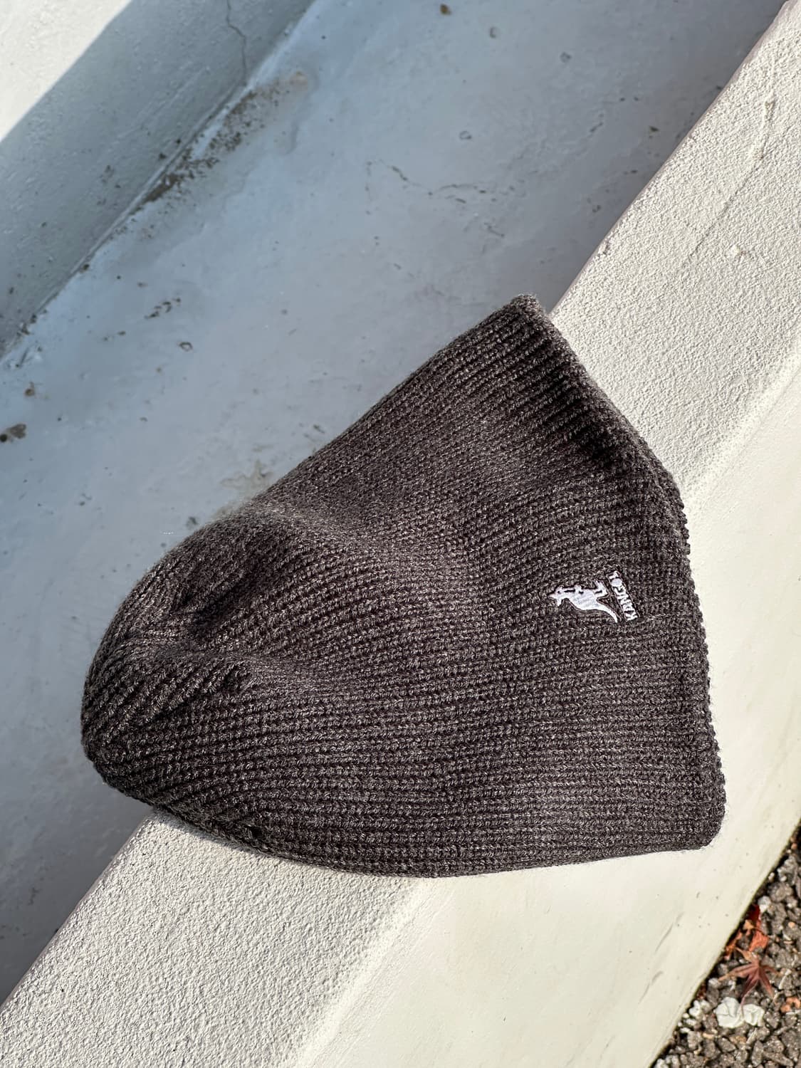 [F] 캉골 로고 그레이 비니 모자 상품이미지4