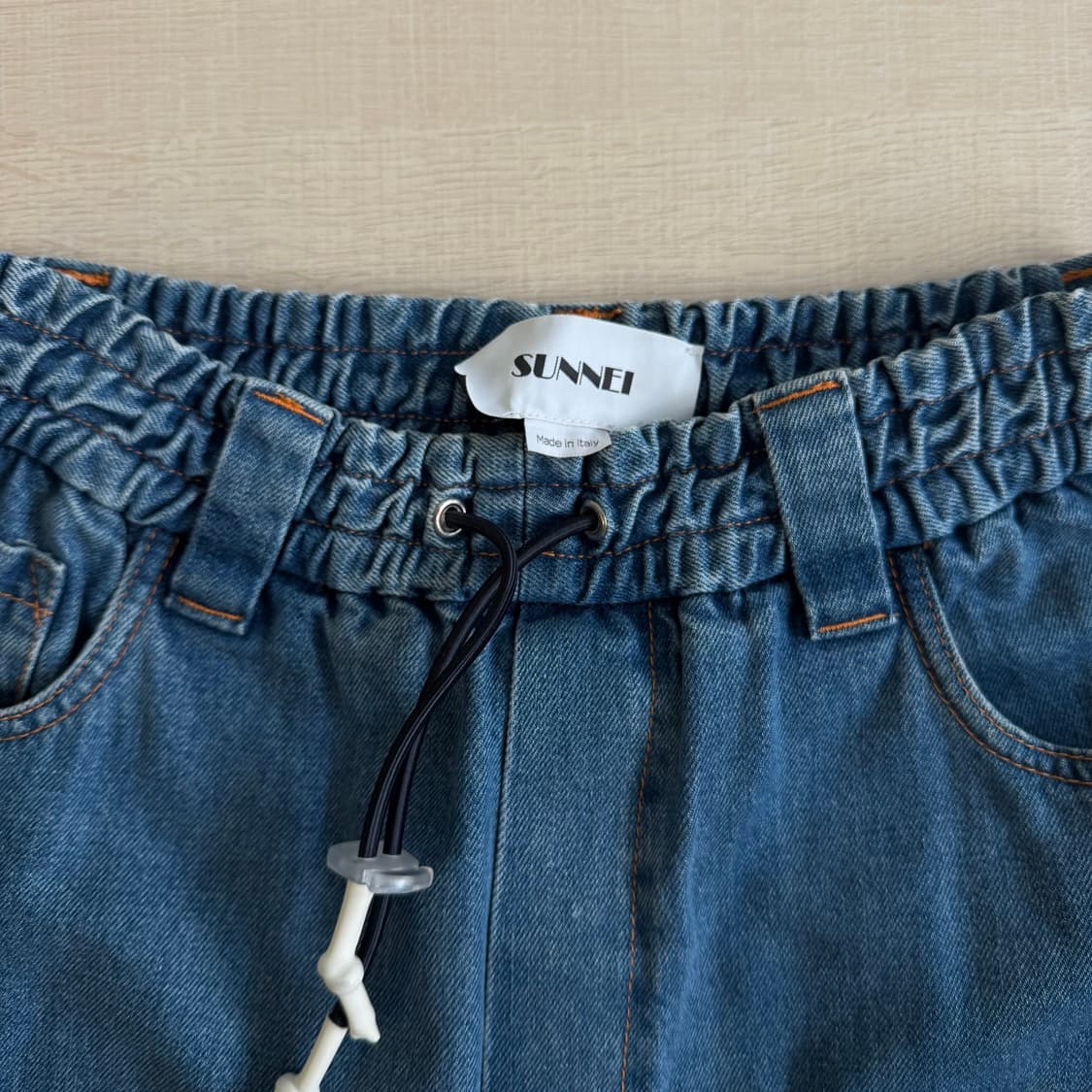 Sunnei 밴딩 조거 데님팬츠 상품이미지2