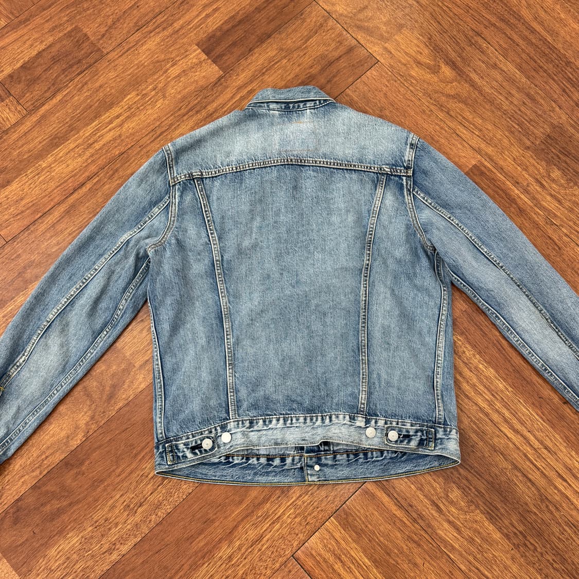 L 리바이스 프리미엄 빅E 워싱 데님 청 자켓  상품이미지2