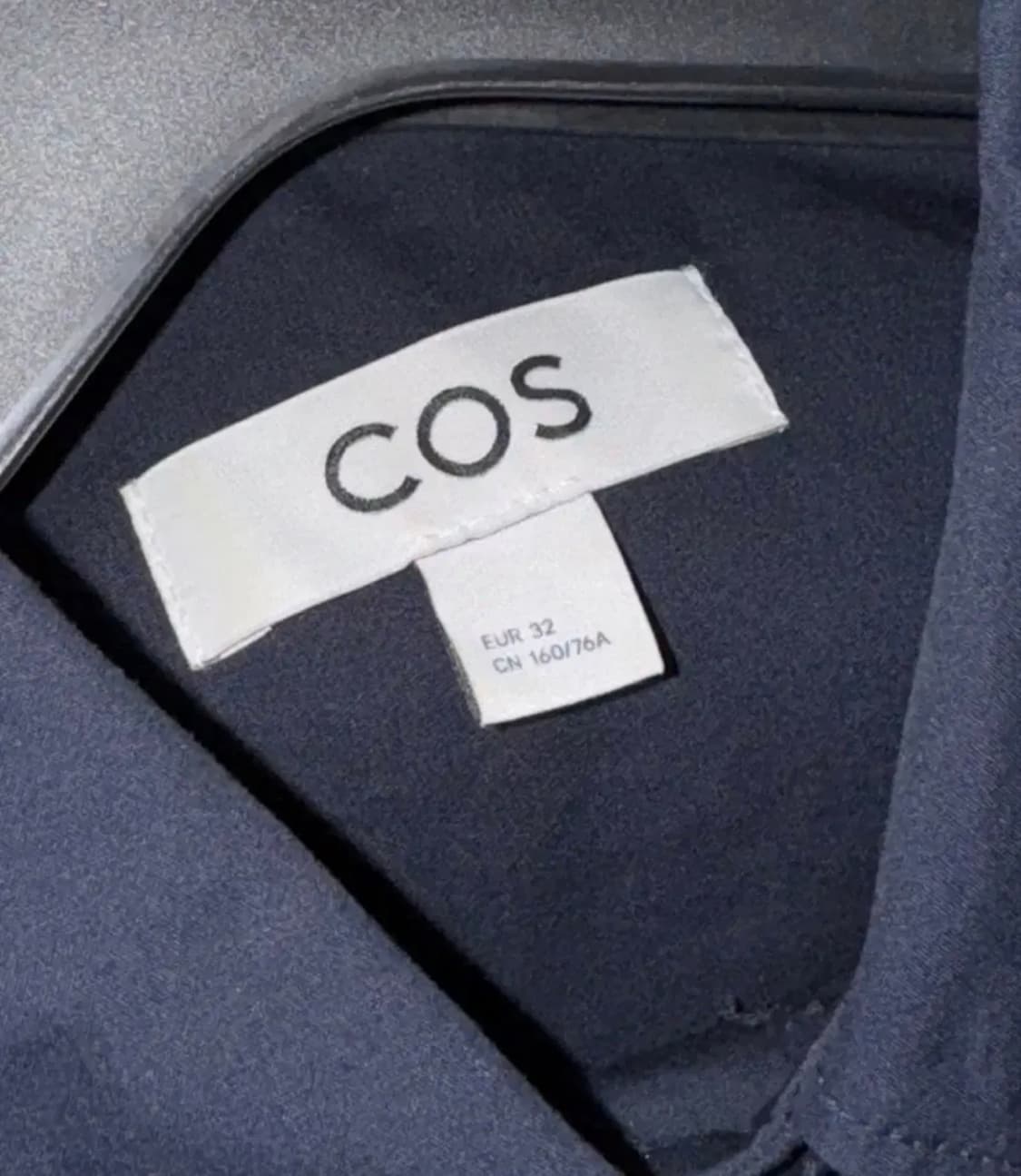 COS 코스 셔츠 원피스 네이비 32사이즈 상품이미지2