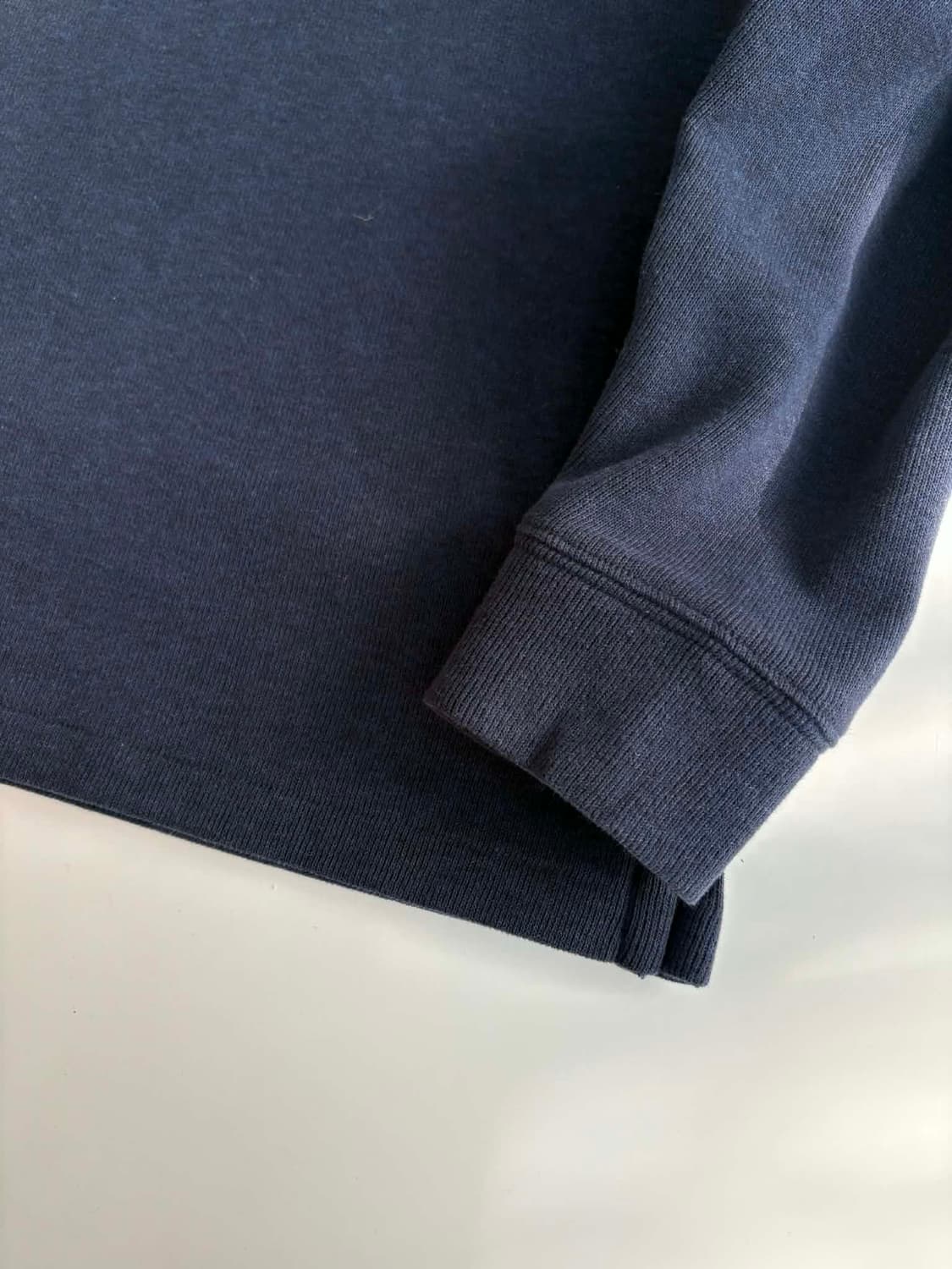 [L] 폴로 랄프로렌 네이비 하프 집업 코튼 니트 상품이미지6