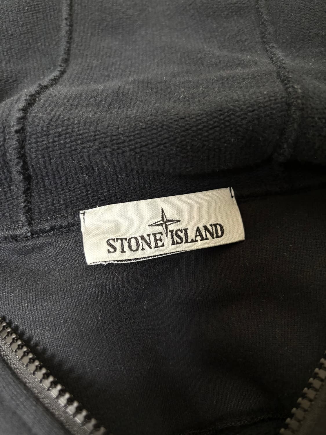 [XL] 스톤아일랜드 후드집업 블랙 상품이미지2