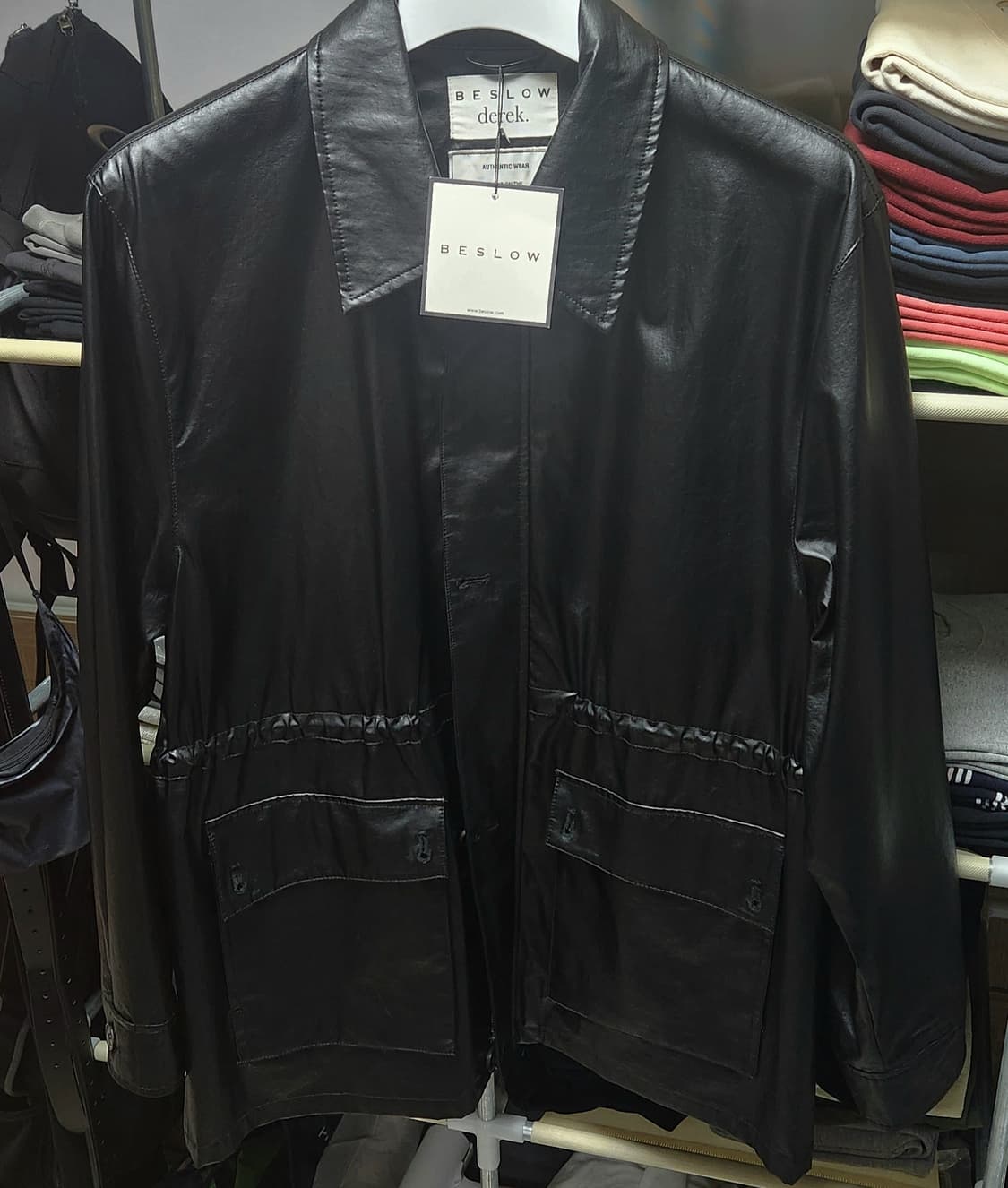 비슬로우X데릭)HERITAGE HUNTING JACKET BLACK(L) 상품이미지5