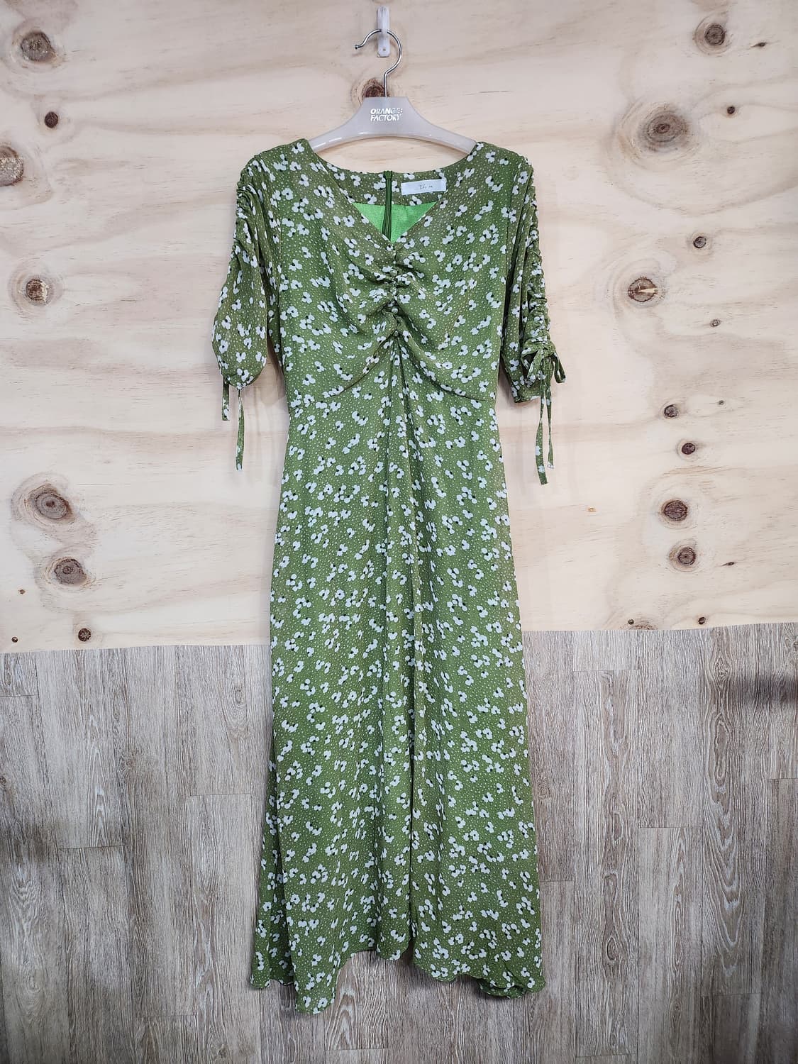 176) 플라워 쉬폰 롱 원피스 상품이미지1